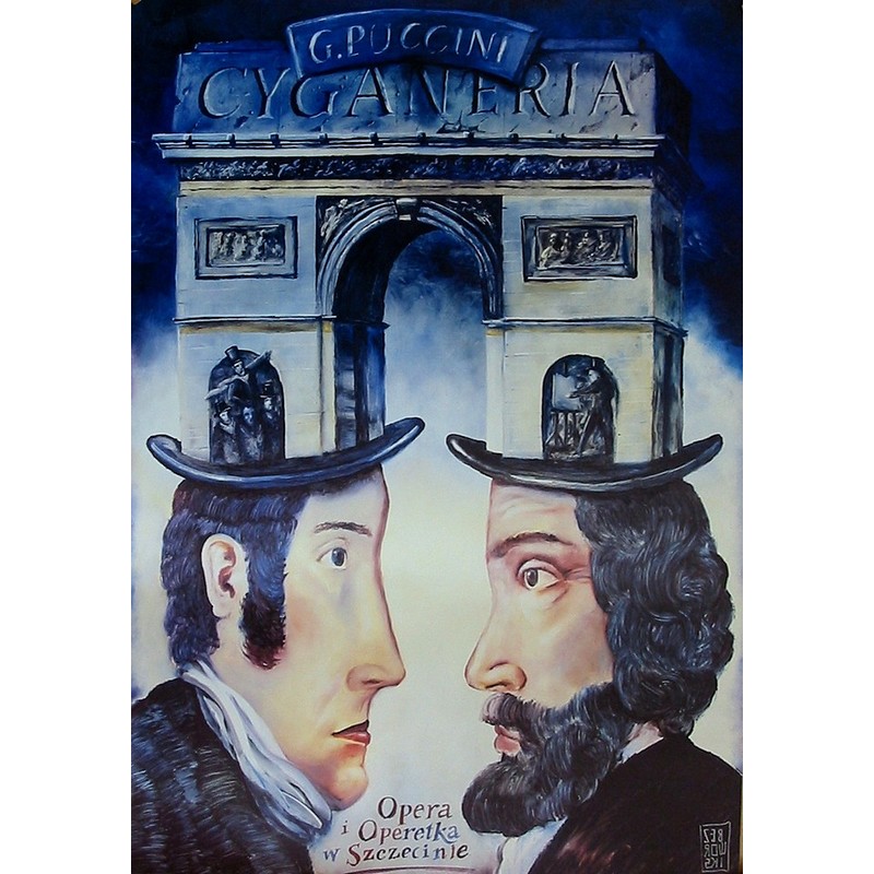 La Boheme - Giacomo Puccini, Polish Opera Poster