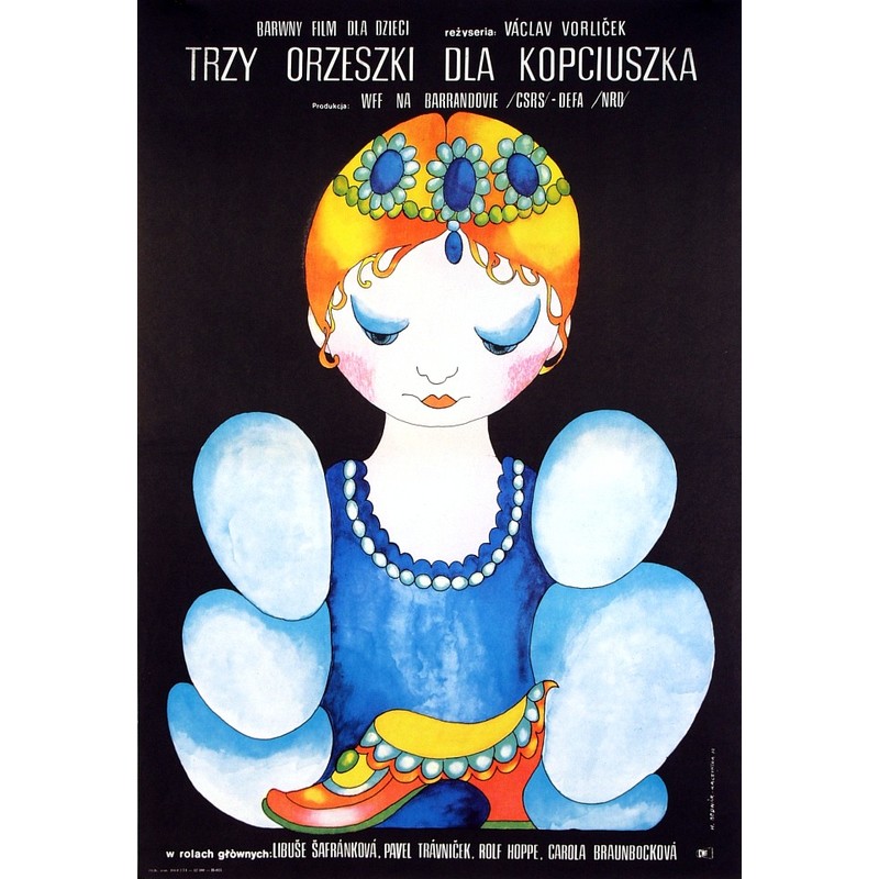 Three Nuts for Cinderella, Polish Movie Poster