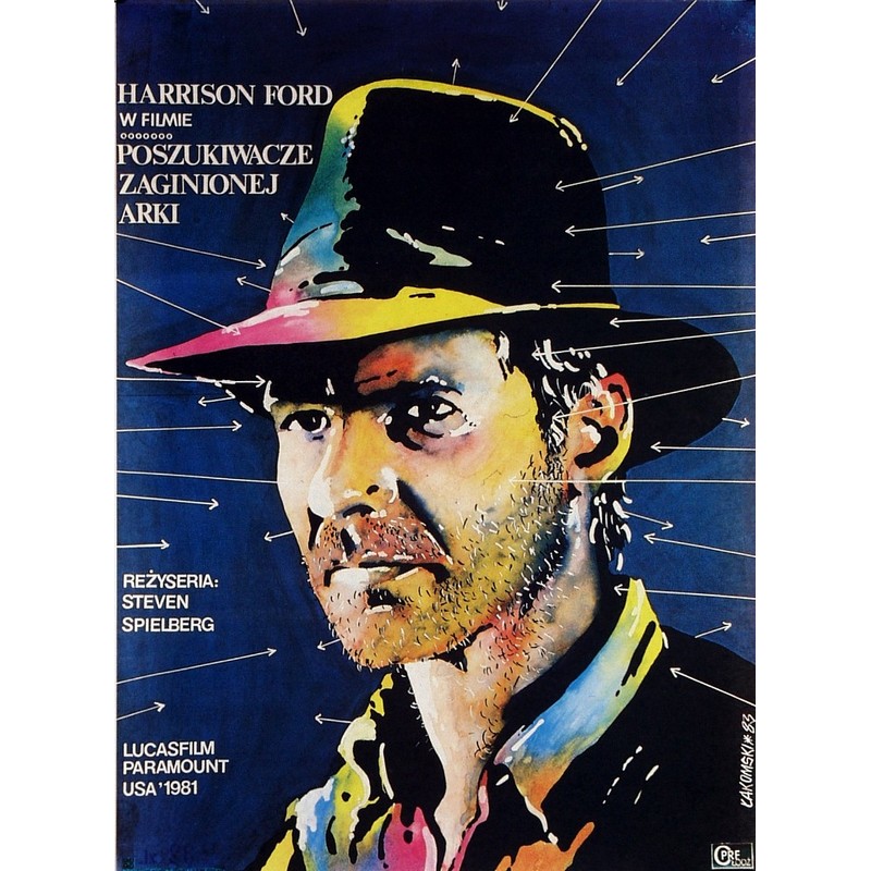 Raiders of the Lost Ark, Polish Movie Poster