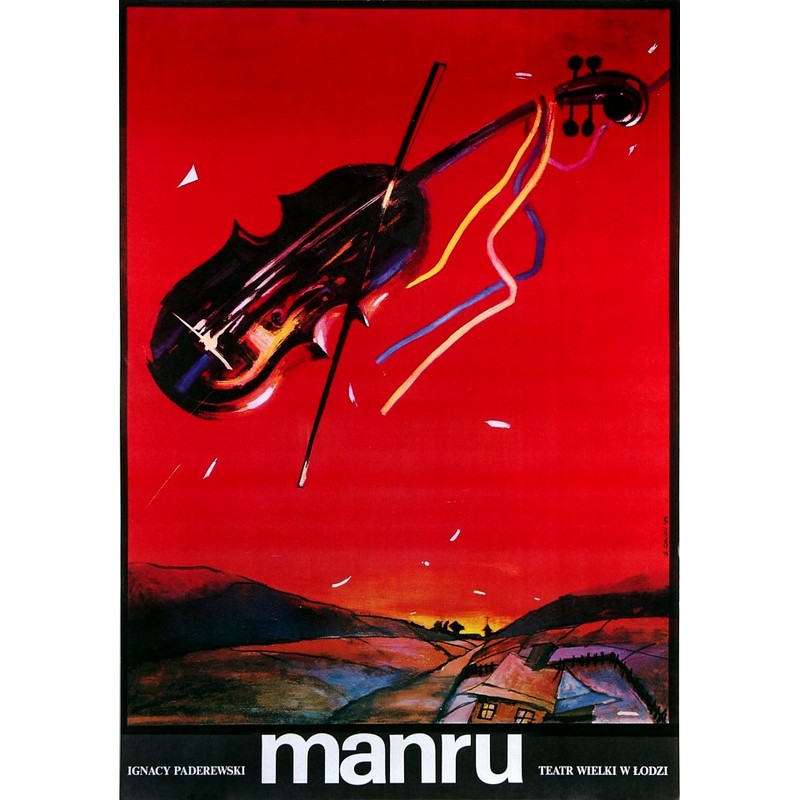 Manru - Paderewski, Polish Opera Poster