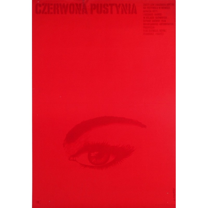 Red Desert, Polish Movie Poster