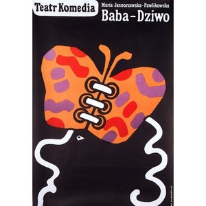 Baba-dziwo, Polish Poster