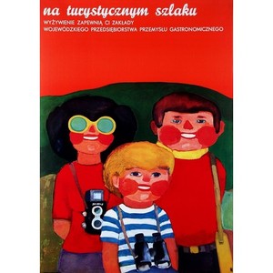Tourist Family, Polish Poster