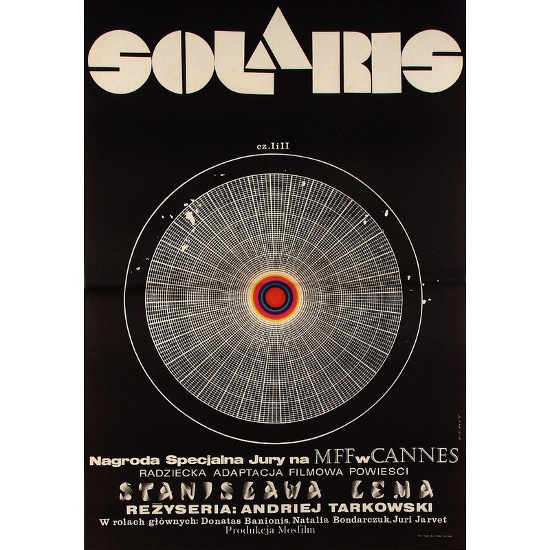SOLARIS 1972 Andrei Tarkovsky Natalya Bondarchuk Movie Cinema Poster Film Art
