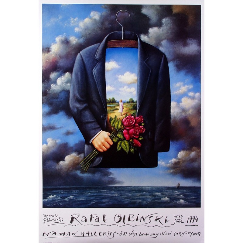Rafal Olbinski, Recent Paintings 1994, Exhibition Poster