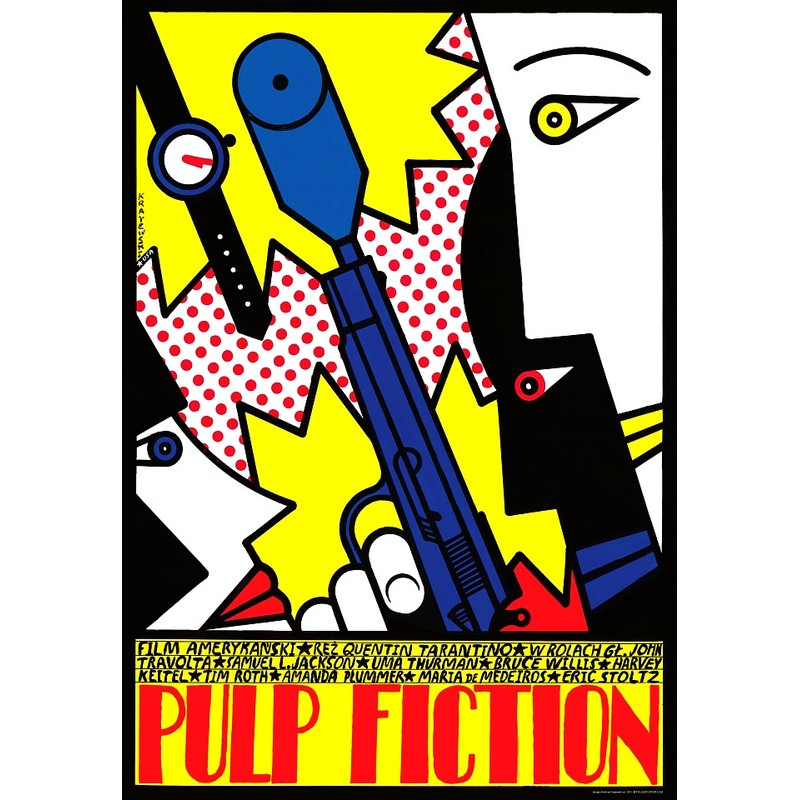 Pulp Fiction, Tarantino, Polish Poster