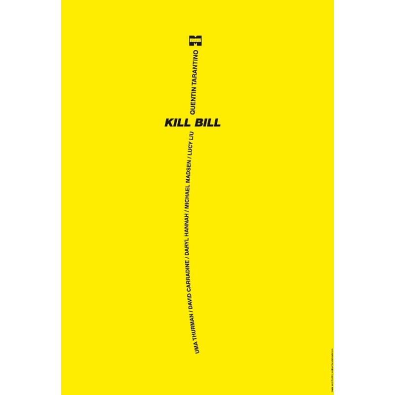 Notesbog fortjener Uskyldig Kill Bill, Tarantino, Polish Poster