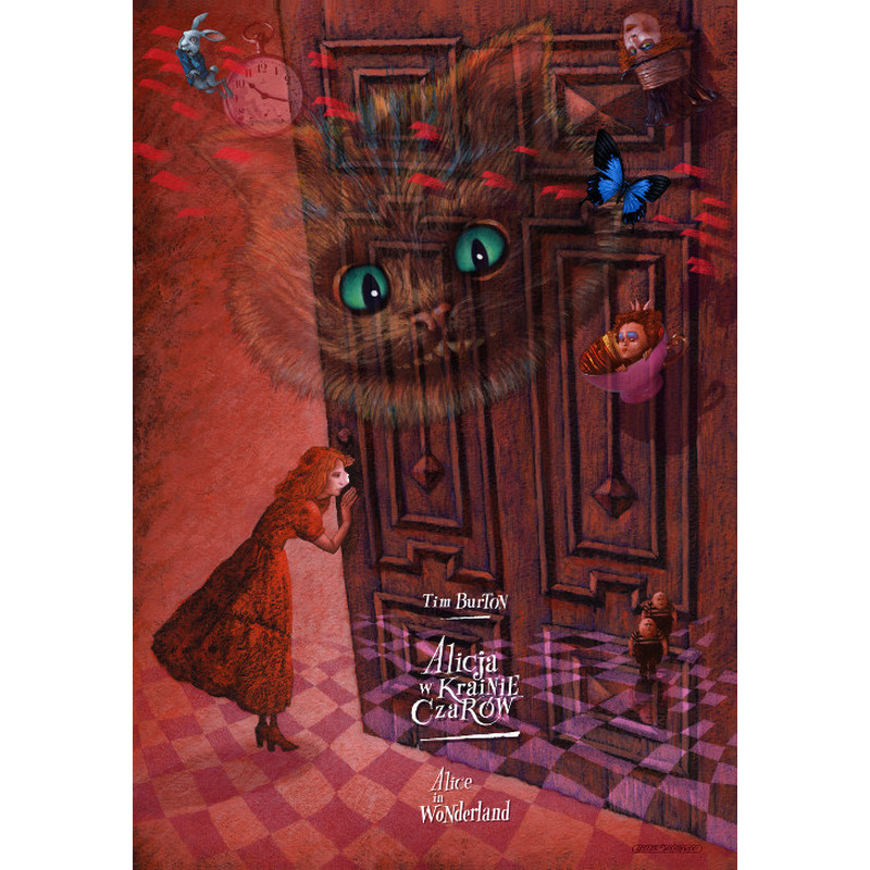 Alice in Wonderland, Tim Burton, Polish Poster
