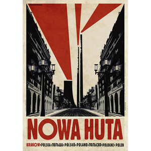 Nowa Huta, polski plakat...
