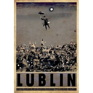 Lublin, polski plakat...