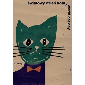 Światowy dzień kota, plakat