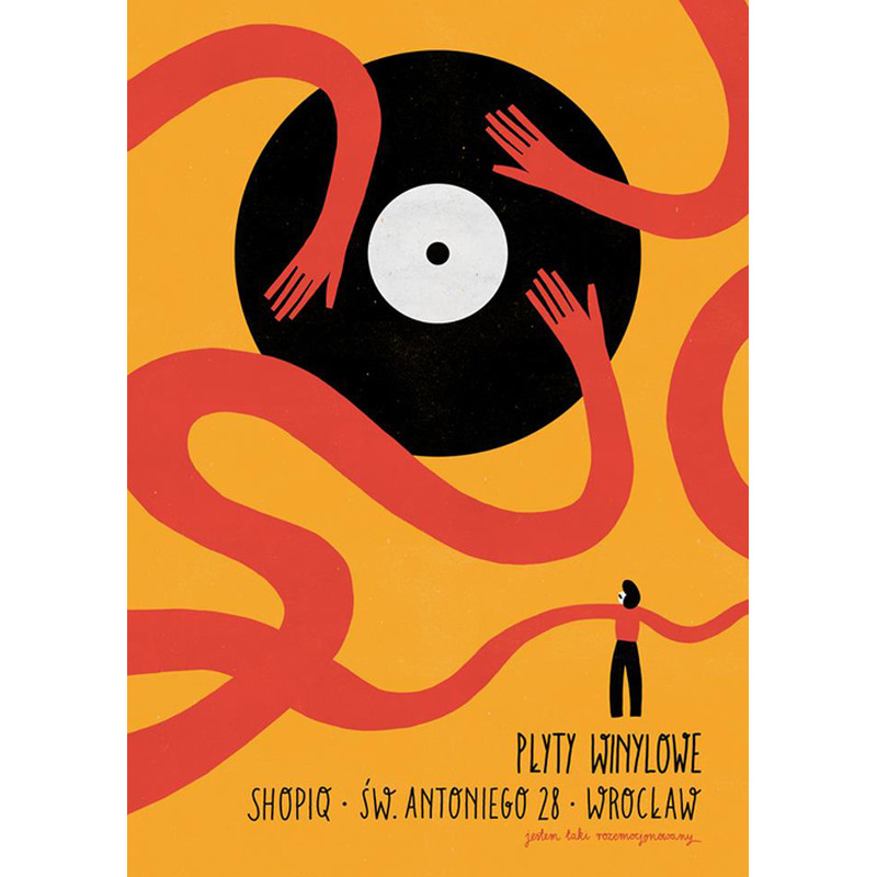 Shopiq, Vinyl Records, Polish Poster