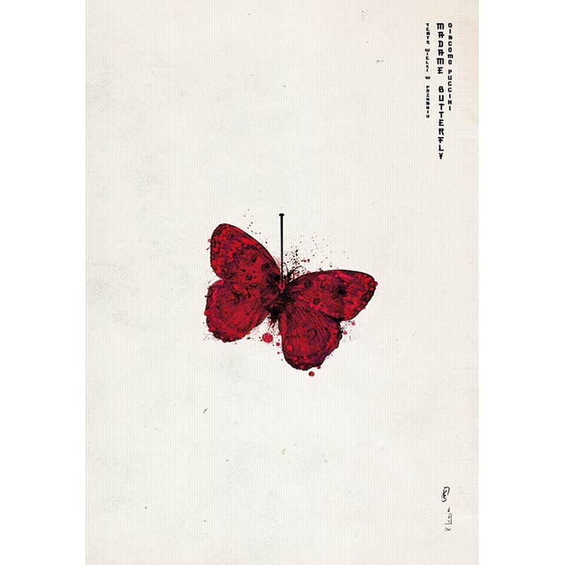 Madame Butterfly, Puccini, plakat operowy