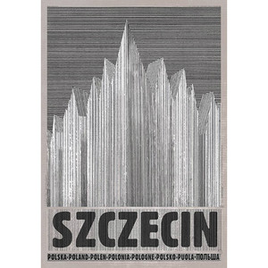 Szczecin, plakat z serii...