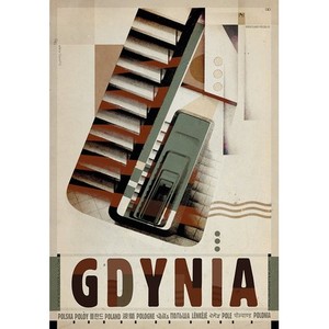 Gdynia, plakat z serii...