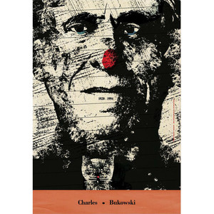 Charles Bukowski, plakat,...