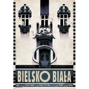 Bielsko-Biała, plakat z...