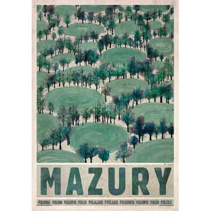 Mazury-wiosna, Plakat z...