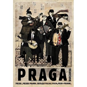 PRAGA Warszawska, plakat z...