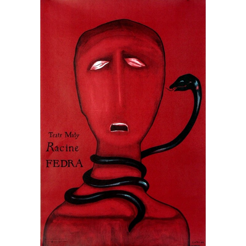 Fedra, Jean Racine, Polish Theater Poster