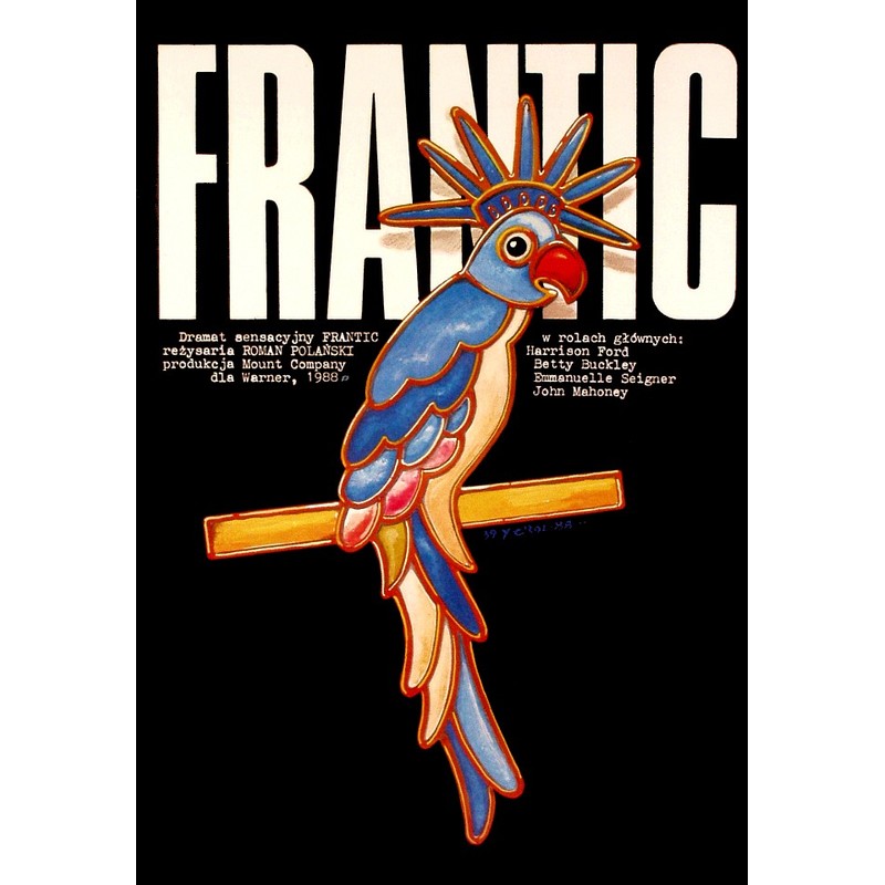 Frantic, Polanski, Polish Movie Poster