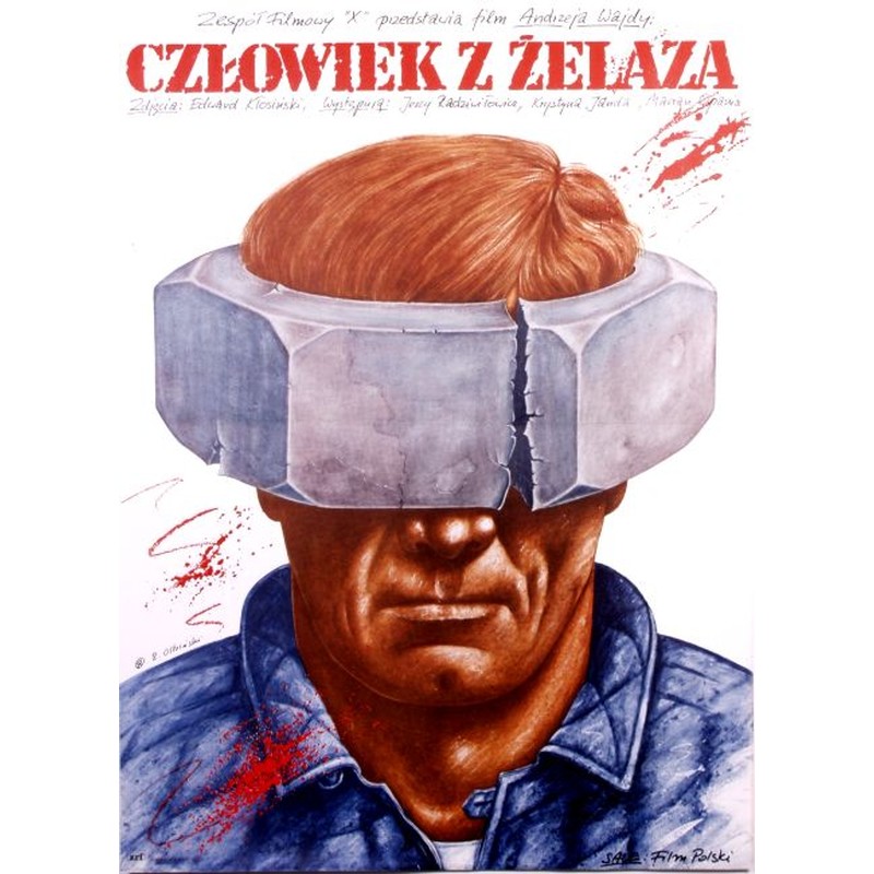 Man of Iron, Polish Movie Poster (style A)