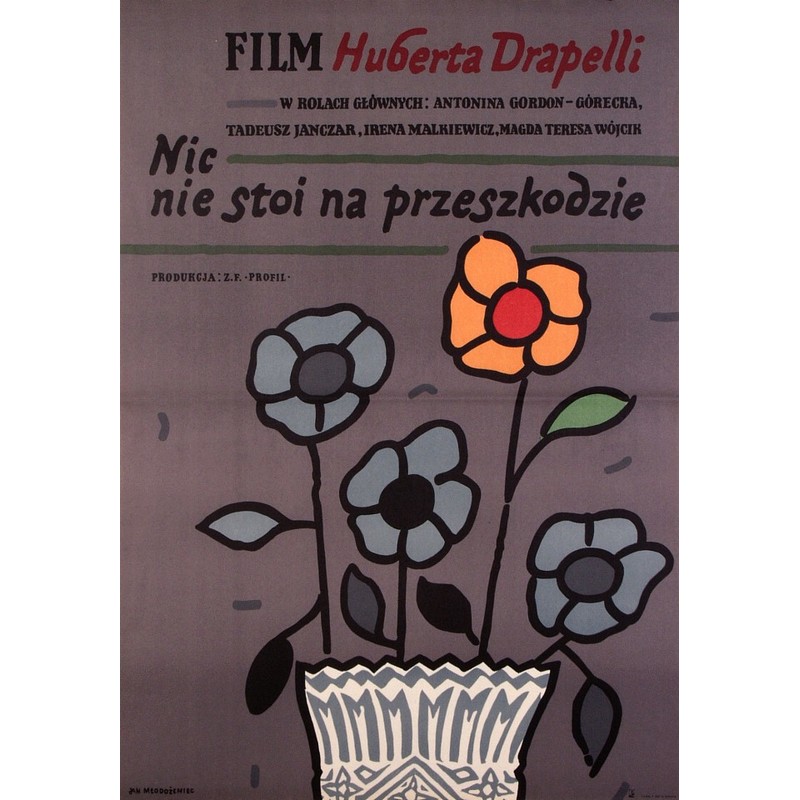 Nic nie stoi na przeszkodzie, Polish Movie Poster